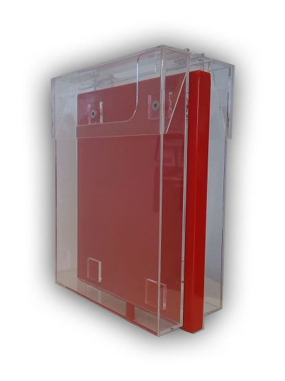 KS-PT A4 Kundenstopper Metallaufsatz mit doppeltem Acrylkasten