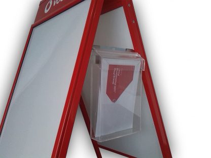 f- Prospekthänger A4 für Kundenstopper – Bild 2